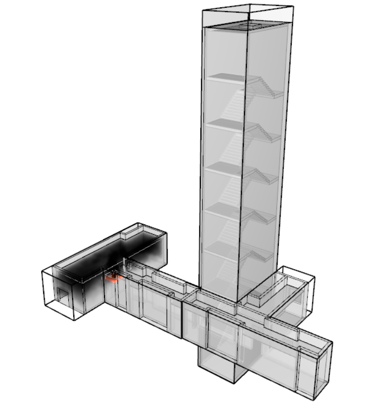 Residential corridor CFD